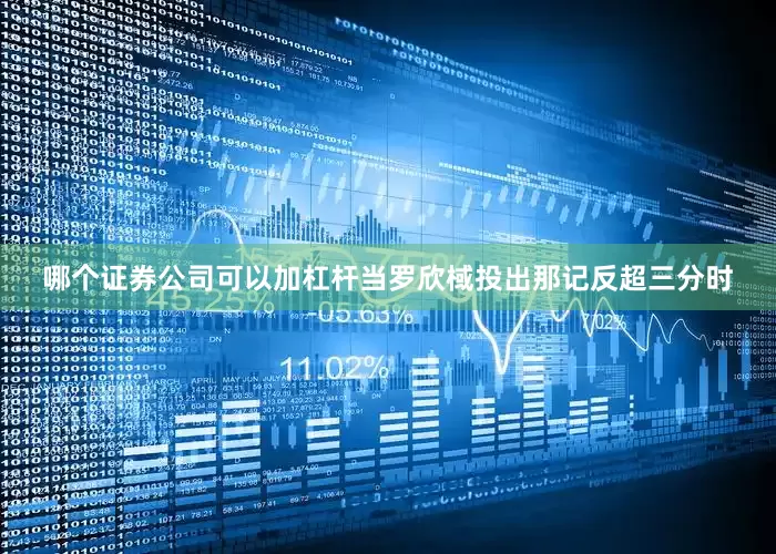 哪个证券公司可以加杠杆当罗欣棫投出那记反超三分时