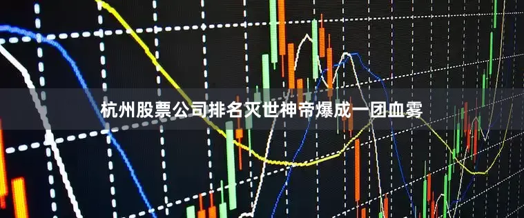杭州股票公司排名灭世神帝爆成一团血雾