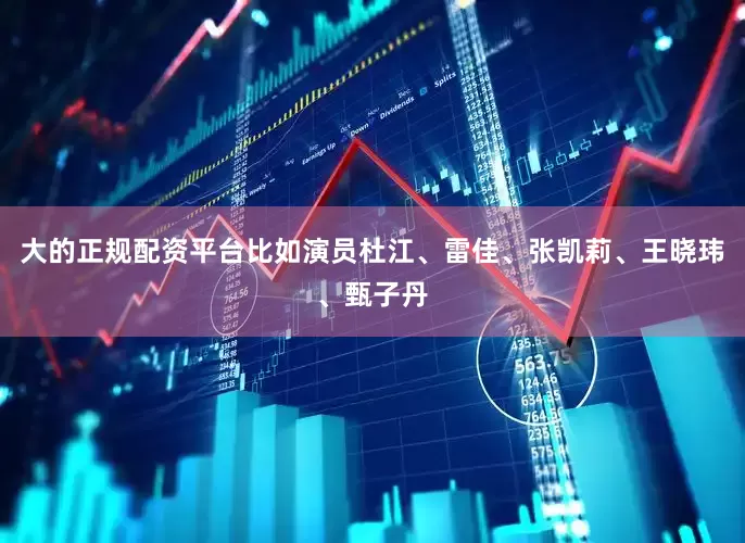 大的正规配资平台比如演员杜江、雷佳、张凯莉、王晓玮、甄子丹