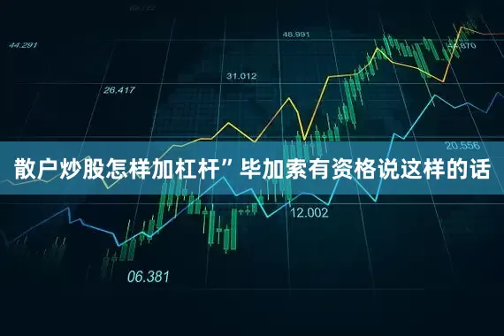 散户炒股怎样加杠杆”毕加索有资格说这样的话